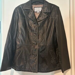 Vintage Wilsons Leather Maxima Black Leather Jacket